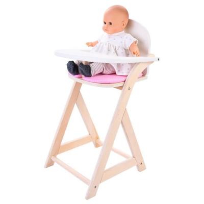 Кукольный стульчик - Engelhart - 606016 - Розовый и Белый - 32 см - Для детей от 3 лет
