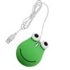 USB-мышь с проводом, милая, для детей, эргономичный дизайн, форма зеленой лягушки, проводная компьютерная мышь для ноутбука, ПК