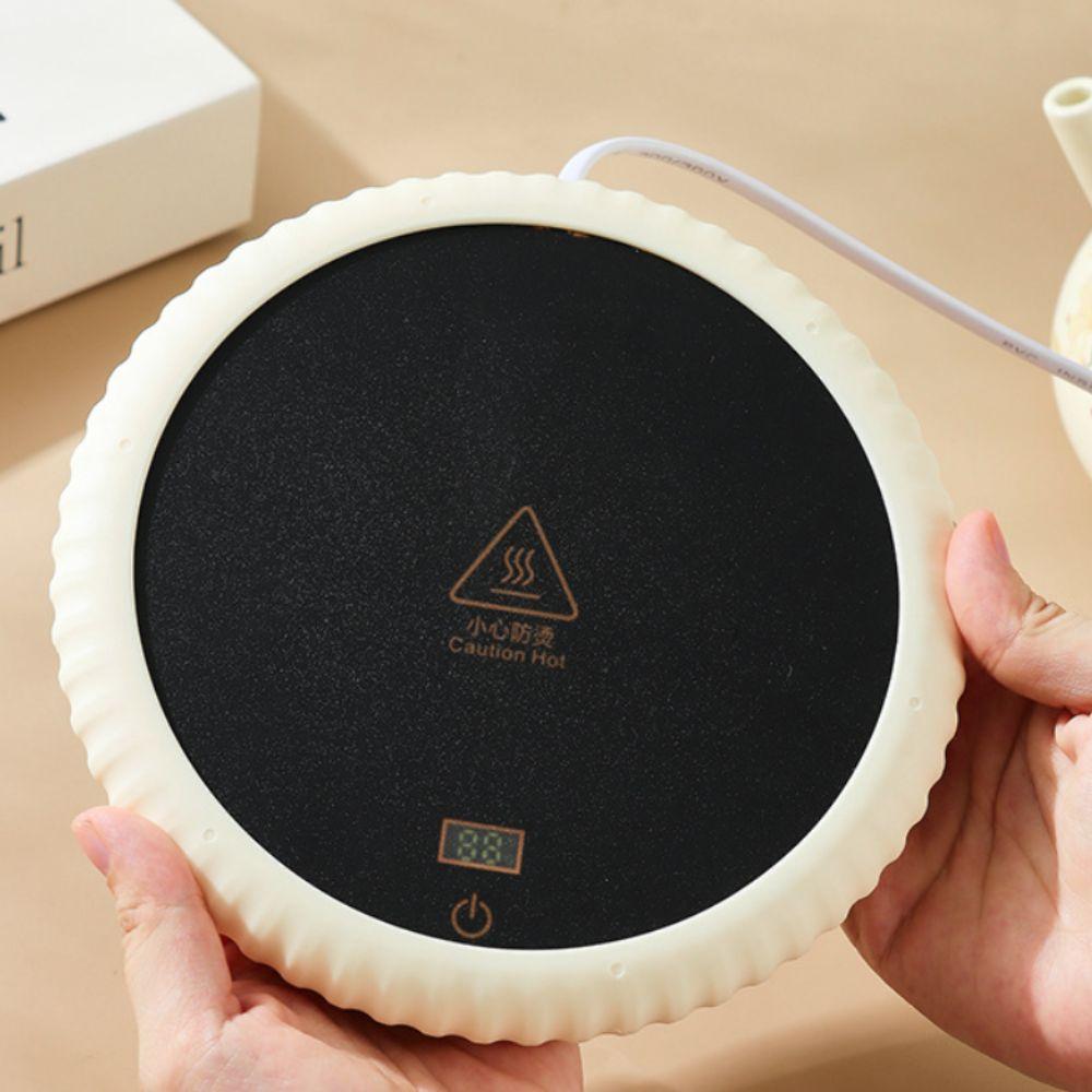 Intelligent Touch Control Dish Heating Plate Round Coaster Warmer Cat Bowl Heater  Winter