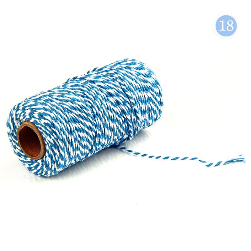 100 метров 2 мм хлопковая веревка для пекарей, хлопковые шнуры, веревка для домашнего декора, ручная работа, упаковка рождественского подарка, ремесло, подарочная упаковка «сделай сам»