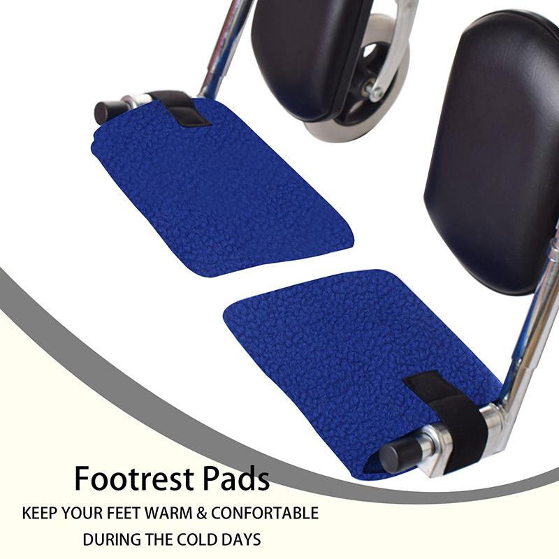 1 пара подушек для подножек инвалидной коляски, защитные накладки для подножек, подушка для поддержки ног, подушки для защиты ног для предотвращения царапин на ногах