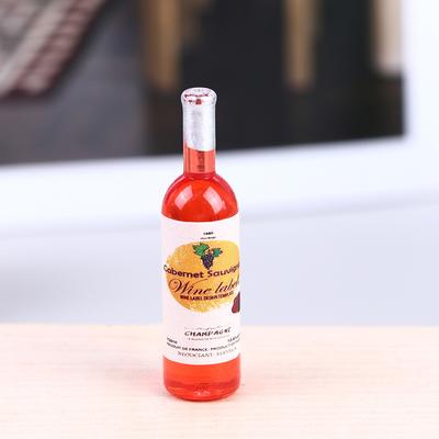 5 шт. 1:12 кукольных миниатюрных игрушек для бутылок вина, украшения кухни, гостиной, аксессуары