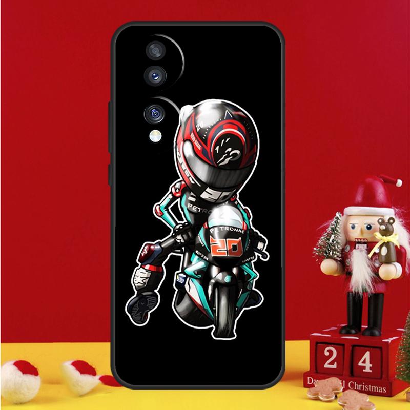 Чехол для телефона Moto Fabio Quartararo для Honor Magic V5 5 6 7 Pro Honor 200 400 Lite 50 70 90 X7a X8a X8b X9a X9c X9b