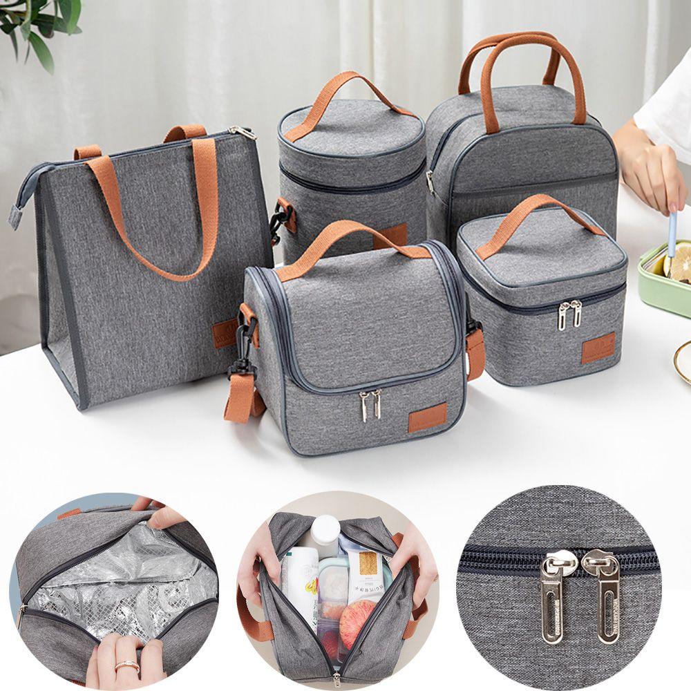 Oxford Picnic Fruit Food Fresh Insulated Lunch Bags Handbag Thermal Cooler Lunch box Cooler Bag