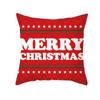 Роскошно мягкая 18-дюймовая наволочка «Счастливого Рождества» с Санта-Клаусом и праздничными цветами