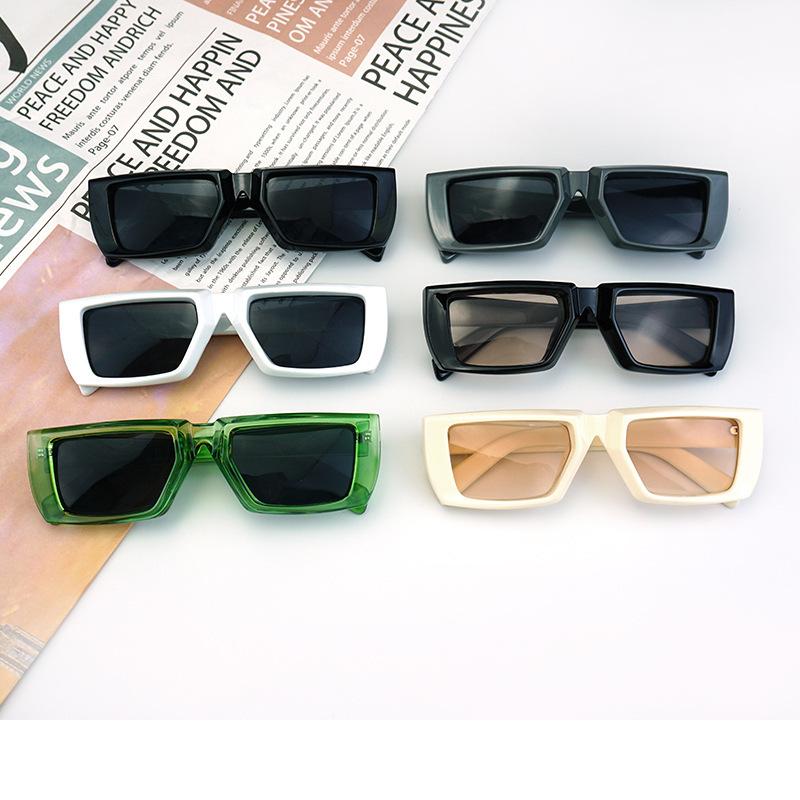 Солнцезащитные очки Hottie Cyberpunk Футуристические узкие квадратные солнцезащитные очки