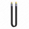 USB 4 Cable Portable Keychain 0.4ft 240W Charging USB C Cable 80Gbps Data Transfer 8K 60Hz Video Display for iPhone Mac Min iPad