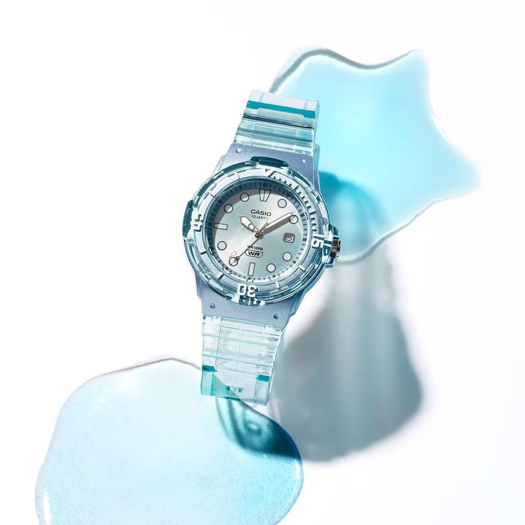 Casio Analog Watch Kids Cheap Casio Clear Turquoise Overseas Model [Casio] LRW-200HS-2EV Women's [Item]