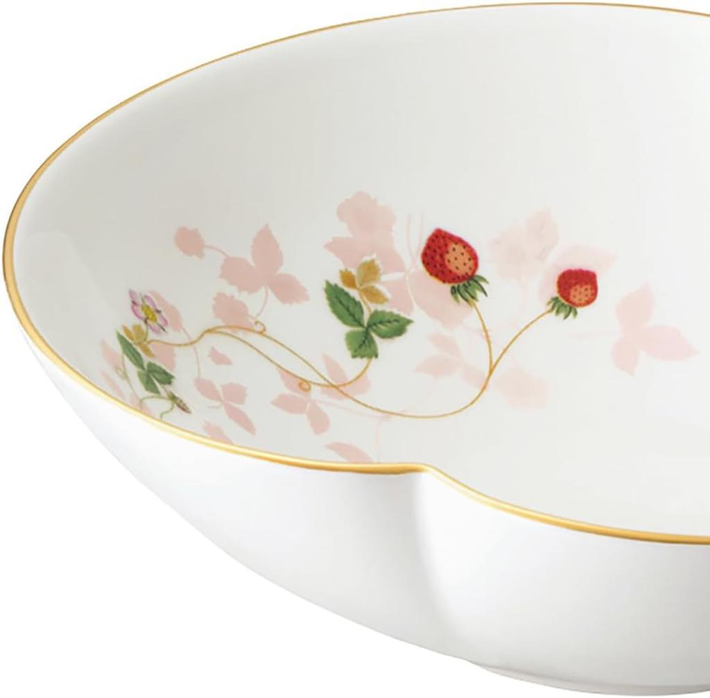 Официальный свадебный подарок Wedgwood Дикая клубника Брак Чаша 20 x 18 x 5 Свадебный подарок для невесты и Официально импортированная упаковка (Маленький) см,