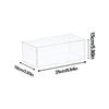 1pcs Clear Acrylic Display Case Countertop Box Organizer Stand Dustproof Protection Showcase Display Box