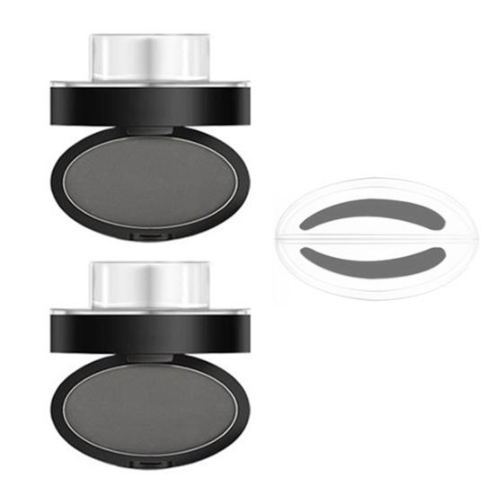 1/2 шт 6 г пудра для бровей водостойкая натуральная стойкая не размазывается ленивая женская форма бровей для девочек