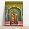 India Jaipur Lotus Gate Door Colorful Posters and Prints Canvas Printing Vintage Wall Art Picture for Living Room Home Decor