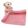 Lovely Bear Plush Soother Security Blanket Soft Baby Kids Toy Newborn Gift Pink