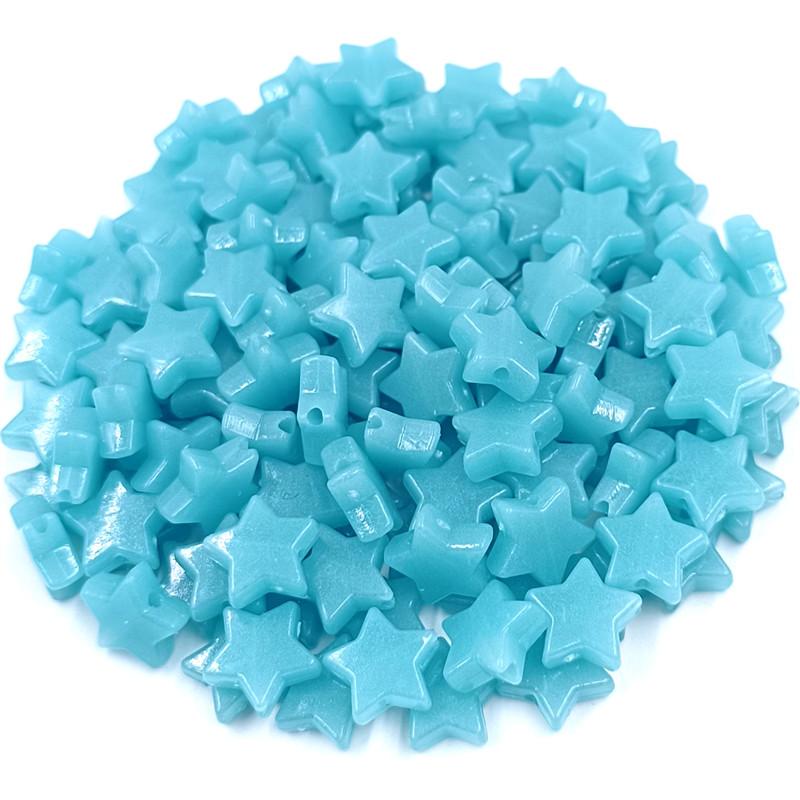 Товары для вечеринок Изготовление украшений своими руками для оптовой продажи Подвеска цвета конфет 50 шт. 11 мм Ожерелье Браслет Звезда Акриловые бусины