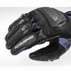 Komine Motorcycle Titanium Mesh Plaid Protective Mesh Titanium Gloves, Gloves, Navy, 2XL, GK-214 1166, Spring, Summer, Autumn, Material, Carbon,