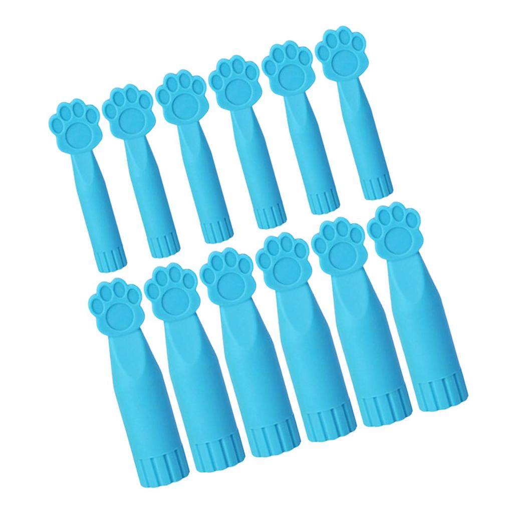 12 Pieces Knitting Stopper Pins End Hooks Knitting Needle Stopper for Sock Knitting Crocheting Beginners Hand Sewing Quilting