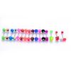 16Pcs Different Style Tongue Bartongue Bar Body Piercing Surgical Jewelry