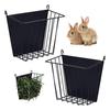 Metal Guinea Pigs Feeder With Anti Tipping Grille Removable Hays Rack top sale