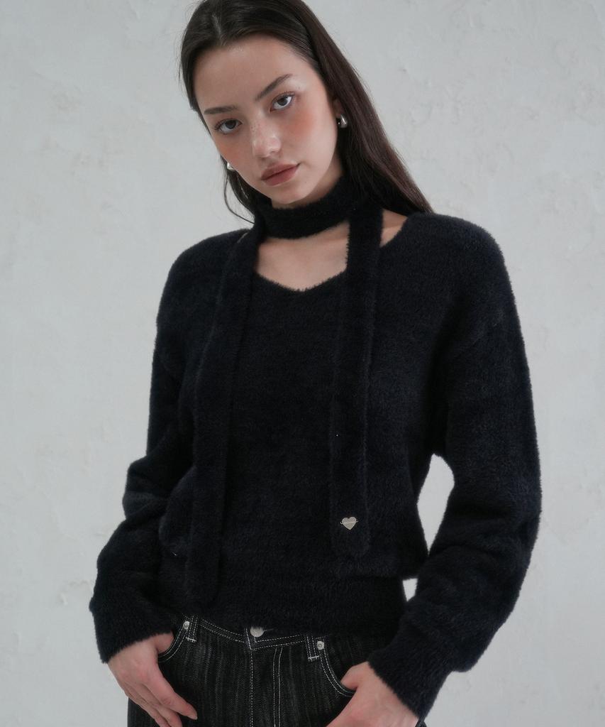 AVANDRESS Lily Muffler Set Knit - 5Col