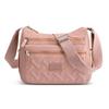FORRICA Crossbody Large Shoulder Stylish and with Wide Pink Women's Bag, Polyester, Capacity, Girls' Bag, Popular, Strap,