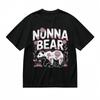 Women's Trend Breathable Classic T-Shirt NONNA BEAR Blossom Print Design Tee