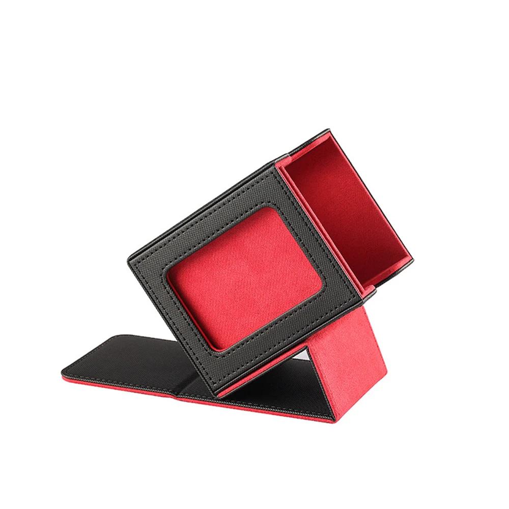 Коробка для хранения колоды карт из коллекции игр, органайзер для карт из ПУ кожи для MTG TCG, держатель колоды на 100+ карт, прочный коллекционный кейс