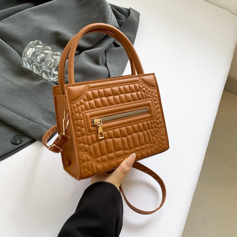 Сумка с каменным узором женская сумка модная сумка текстурированная сумка через плечо из искусственной кожи нишевая универсальная сумка-мессенджер