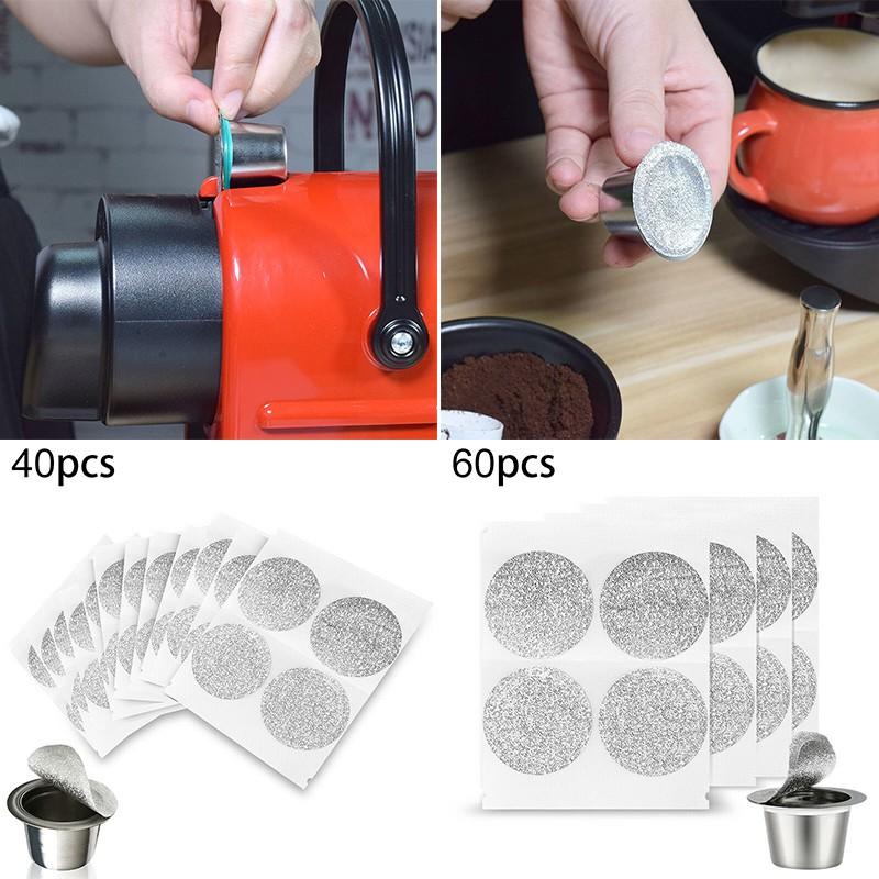 Coffee Capsule Lids Aluminum Foil Seal Pods Stickers Adhesive Protection