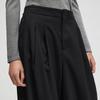 Broadcast Women's Deep Black Cuffed Loose Trousers