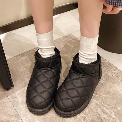 Модные женские зимние сапоги зима 2024 года, горячая распродажа, женские теплые на толстой подошве, на среднем каблуке, водонепроницаемые, повседневные, теплые, плюшевые зимние сапоги Botines Mujer