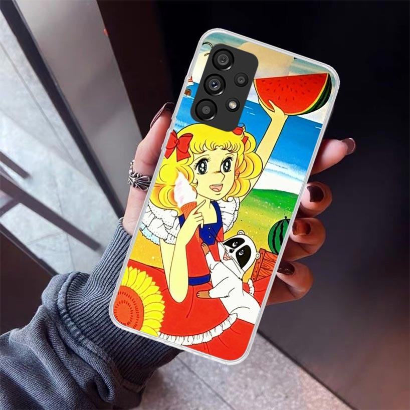 Anime Candy Phone Case For Samsung Galaxy A17 A16 A15 A14 A13 A57 A56 A55 A54 A53 A37 A36 A35 A34 A33 A26 A25 A24 A23 Galaxy A17