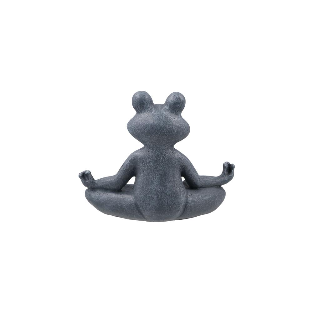 Chinese Style Frog Figurine Resin Craft Resin Yoga Frog Cute Frog Garden Statue  Living Room