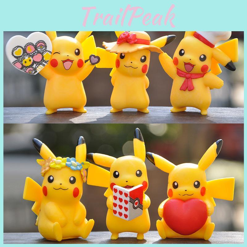 Покемон Пикачу ПВХ Фигурка Блайнд Бокс Настольный Декор Для Коллекционеров И Поклонников