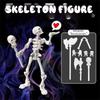 3D Printed Dancing Skeleton Aquarium Bubbler Movable Skeleton Fish Tank Bubbler  Fish Landscaping