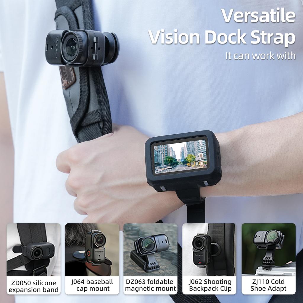 Силиконовый чехол-ремешок Vision Dock для DJI Osmo Nano, защитный чехол от царапин и потери для аксессуаров камеры DJI Osmo Nano