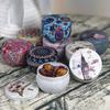 Retro Floral Tin Can Tea Storage Box Candy Gift Case