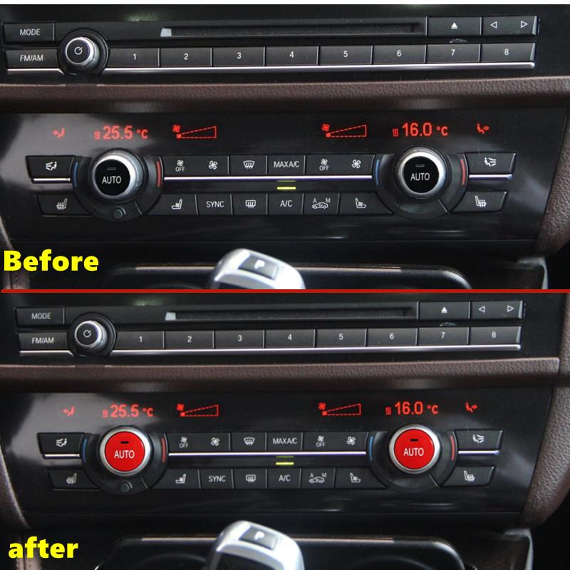 Центральная ручка управления автомобиля, крышка панели кондиционера, кнопка автоматического переключения для BMW 5 6 7 X5 X6 GT5 Series F10 F01 F15 F16