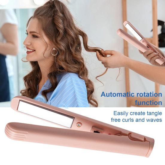Портативный USB-выпрямитель для волос, быстрый нагрев, электрические щипцы для завивки, прямые вьющиеся волосы, челка, мини-щипцы для завивки, дорожный инструмент для укладки волос для женщин