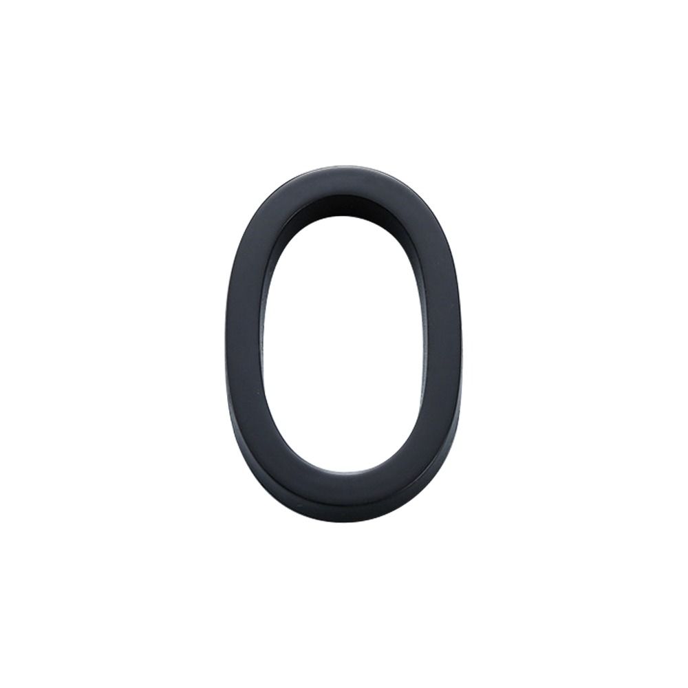 4inch/10cm 3D Black Self-Adhesive ABS Acrylic 0 To 9 Number Plate Sign Door Label Numeral Tag