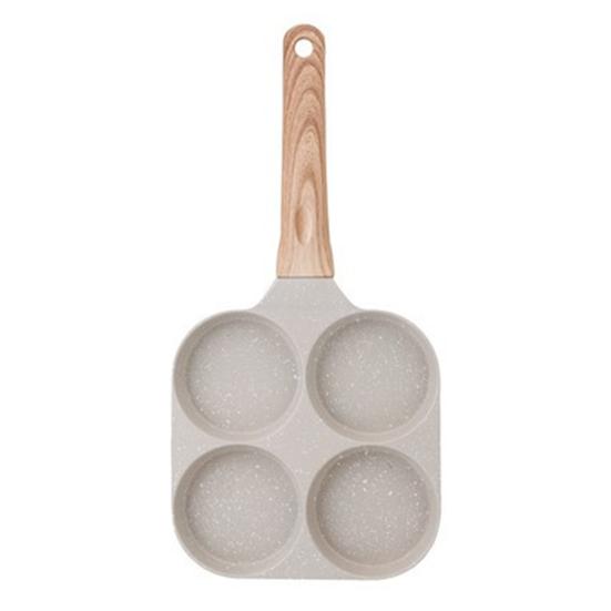 Сковорода с 4 отверстиями, антипригарное покрытие, сковорода для омлета, стейка, утолщенное дно, посуда для приготовления завтрака, сковорода для яиц, бургеров