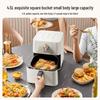 Midea 4.5L Electric Air Fryer with Knob Control CN plug (adapter included)