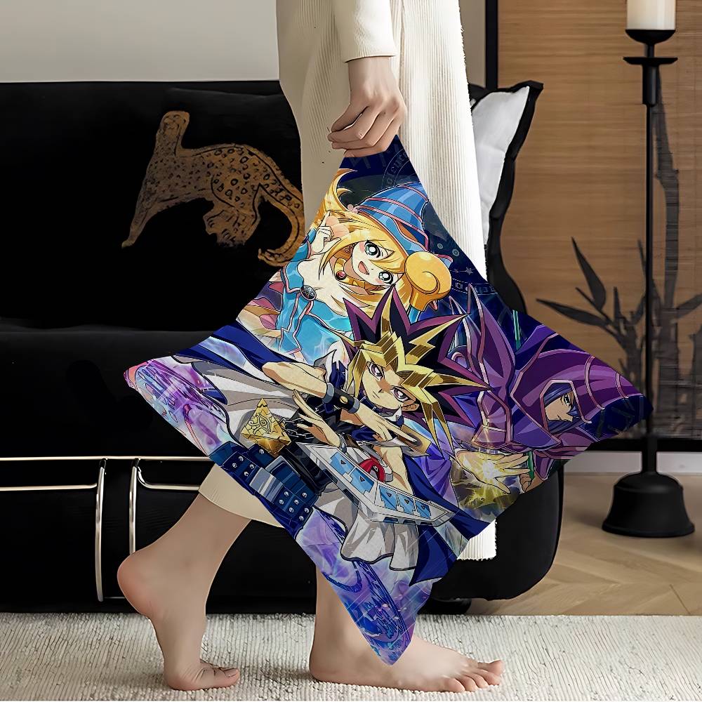Amine Yu Gi Oh Retro Pillow Cushion Cover Pillowcase Living Room Sofa Home Decor Customized