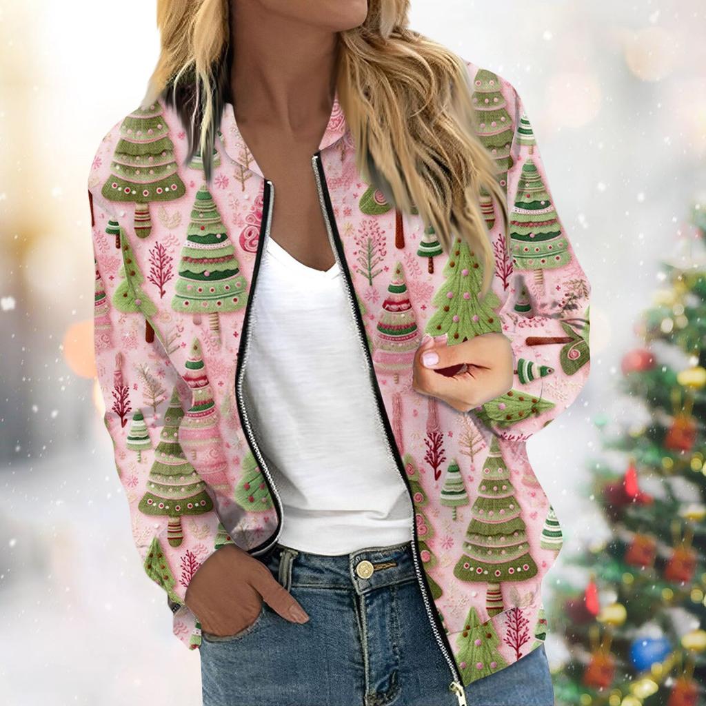 Женская куртка с длинным рукавом, легкая, на молнии, укороченная, с цветочным принтом, верхняя одежда, повседневная, стеганая куртка с карманами