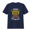 Iggy And The Stooges Cheetah Print T shirt FKQ7 vintage Washed Versatile homme Soft Casual graphic Stretched designer clothes