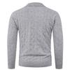 Autumn and Winter Polo Collar Knit Men's Jacket Loose Inner Base Top