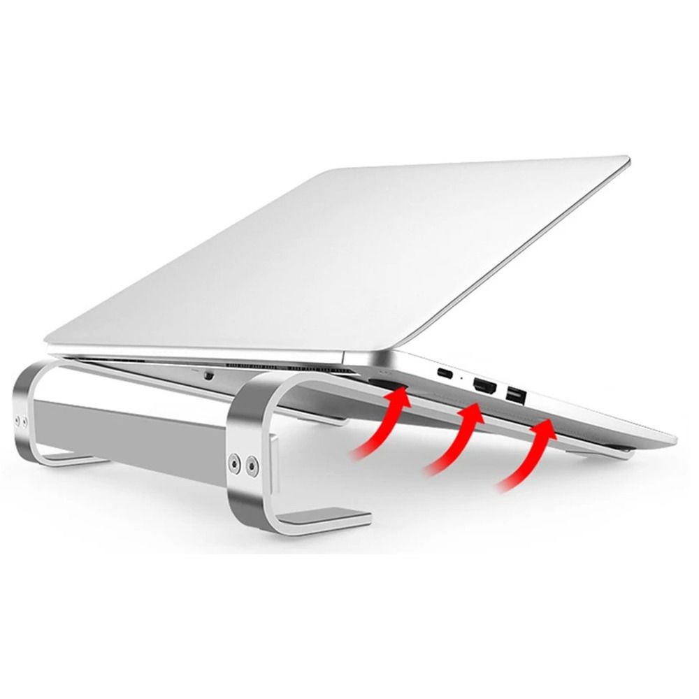 Iron Laptop Stand Ventilated Laptop Holder Universal Computer Stand  Space Saving