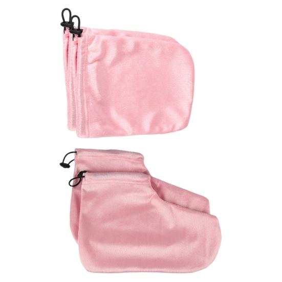 1 комплект парафиновых перчаток, ботиночек, регулируемых по высоте, переносных, для ванны с воском, варежки, зимние, термальные, для спа, варежки для ног из парафина