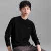 Baoxiniao Men's Round Neck Business Casual Wool Blend Sweater