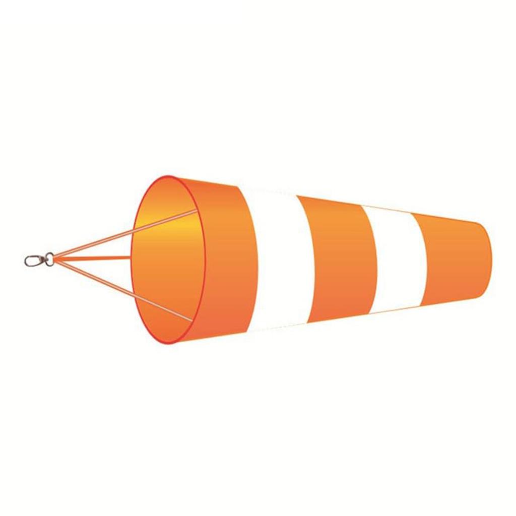 Всепогодный ветроуказатель-мешок для определения направления ветра со светоотражающей лентой, подвесной пластиковый флюгер для садов, газонов и патио