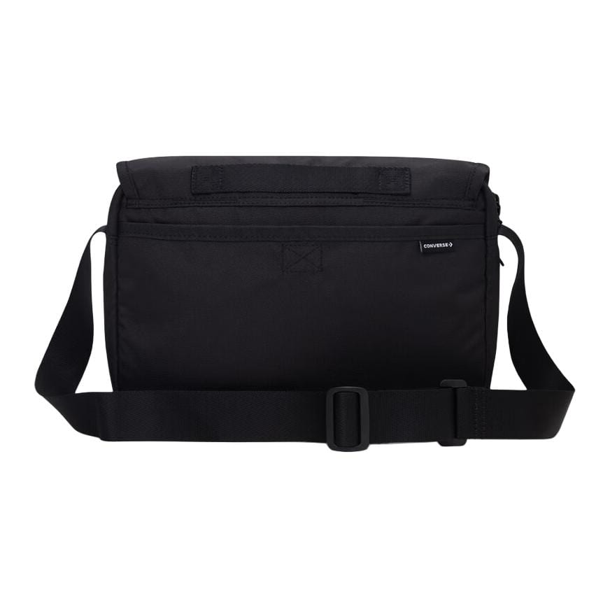 Converse Полиэстерная Сумка-почтальон, Сумка через плечо, Crossbody Сумка Обычная Унисекс Черный 10026011-A01